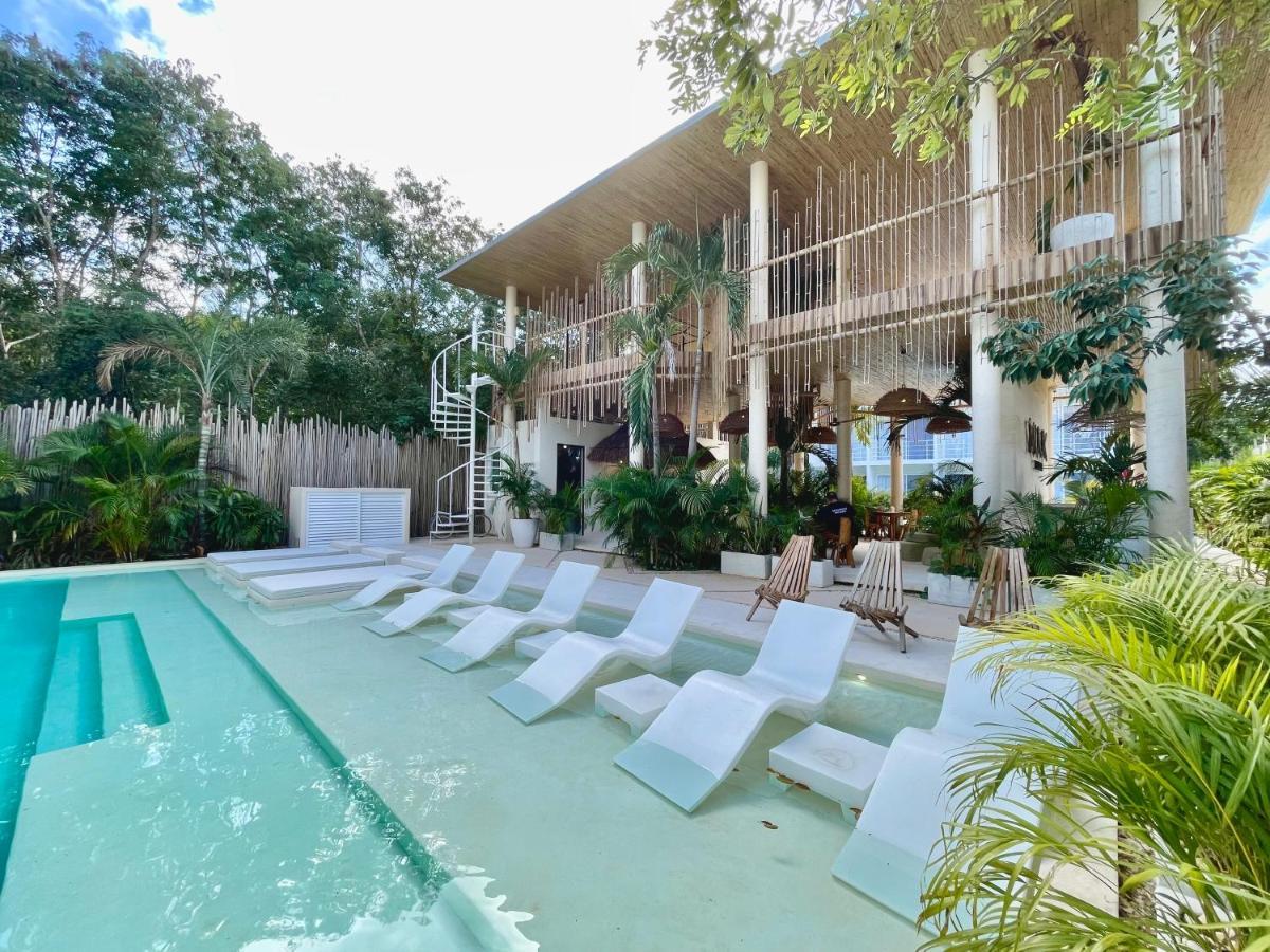 Beautiful Swim-Up Studio With Private Terrace, Pool And Jungle Gym Тулум Екстер'єр фото