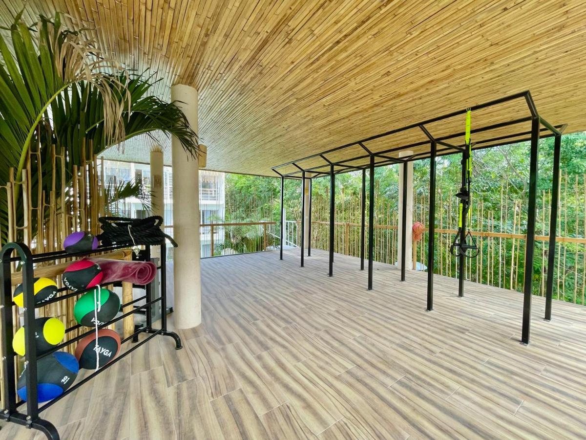 Beautiful Swim-Up Studio With Private Terrace, Pool And Jungle Gym Тулум Екстер'єр фото