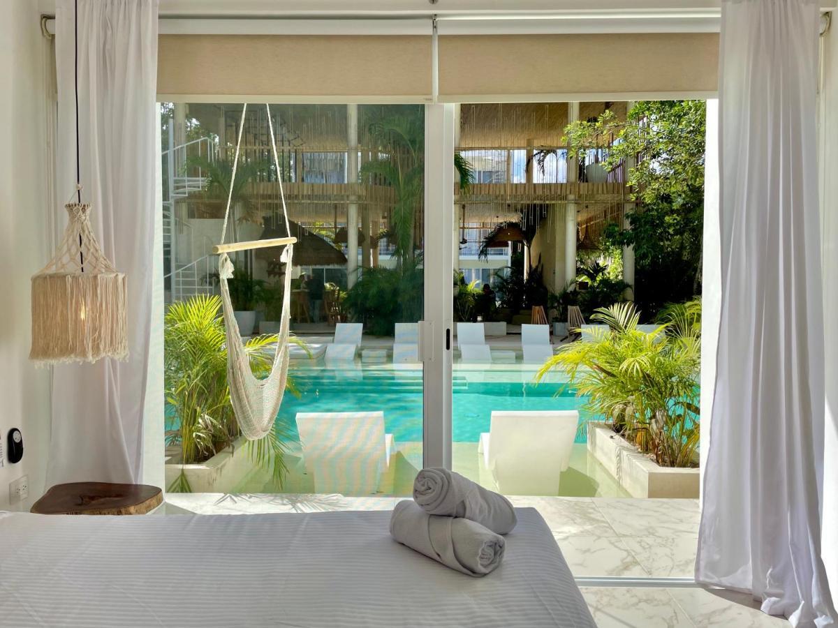 Beautiful Swim-Up Studio With Private Terrace, Pool And Jungle Gym Тулум Екстер'єр фото