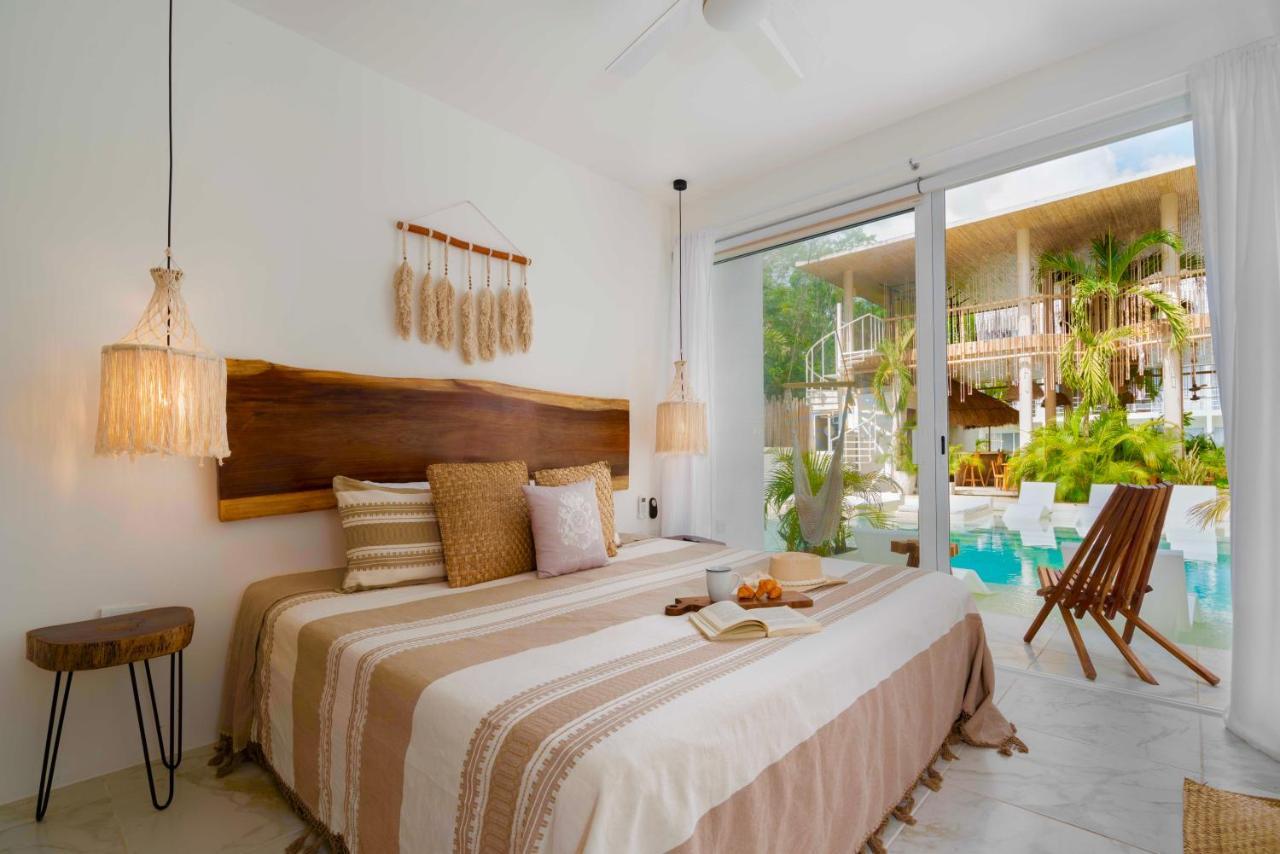 Beautiful Swim-Up Studio With Private Terrace, Pool And Jungle Gym Тулум Екстер'єр фото