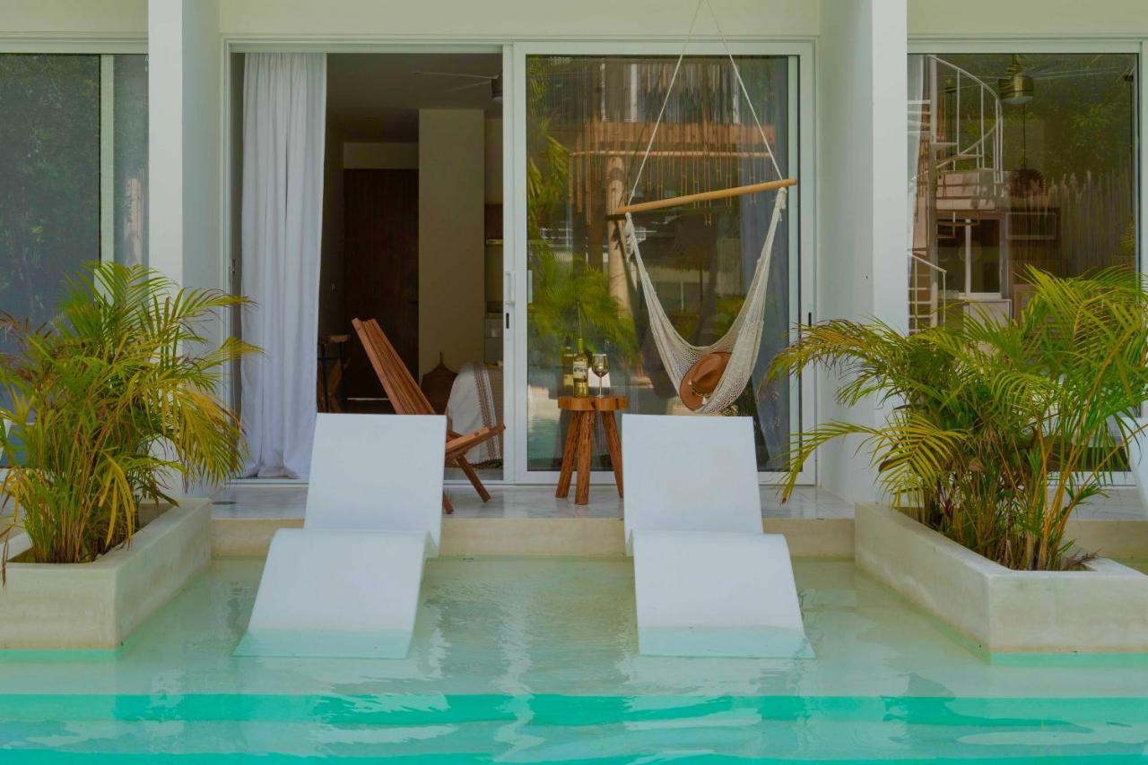 Beautiful Swim-Up Studio With Private Terrace, Pool And Jungle Gym Тулум Екстер'єр фото