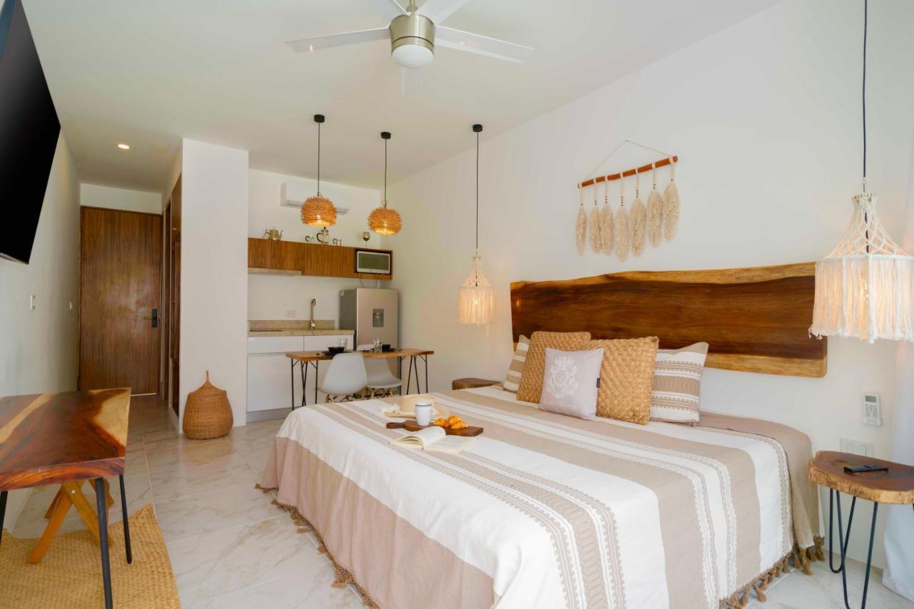 Beautiful Swim-Up Studio With Private Terrace, Pool And Jungle Gym Тулум Екстер'єр фото